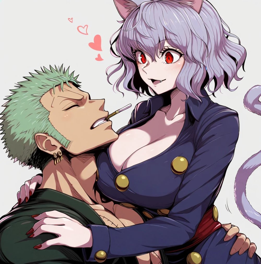 neferpitou roronoa zoro.jpeg